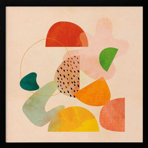 Tablou înramat „Shapes Play1 Kopie” de Ana Rut Bre