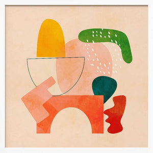 Tablou înramat „Shapes Play2 Kopie” de Ana Rut Bre