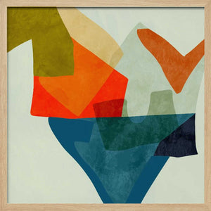 Tablou înramat „Shapes&lines5 Kopie” de Ana Rut Bre