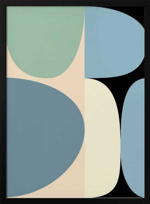 Tablou înramat „Mid Century Pastel 17” de Ana Rut Bre