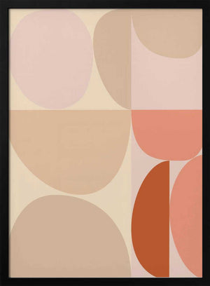 Tablou înramat „Mid Century Pastel 16” de Ana Rut Bre