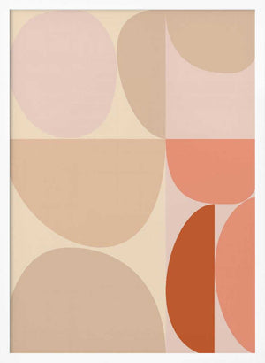 Tablou înramat „Mid Century Pastel 16” de Ana Rut Bre