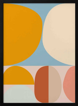 Tablou înramat „Mid Century Pastel 15” de Ana Rut Bre