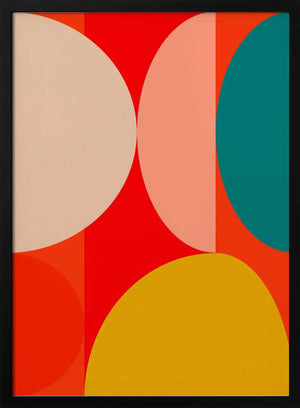 Tablou înramat „Mid Century Pastel 13” de Ana Rut Bre