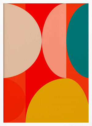 Tablou înramat „Mid Century Pastel 13” de Ana Rut Bre