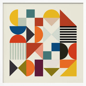 Tablou înramat „Shapes Minimal” de Ana Rut Bre