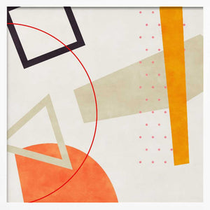 Tablou înramat „Mid Bauhaus Geometry 6” de Ana Rut Bre