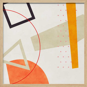 Tablou înramat „Mid Bauhaus Geometry 6” de Ana Rut Bre
