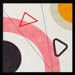 Tablou înramat „Mid Bauhaus Geometry 5” de Ana Rut Bre