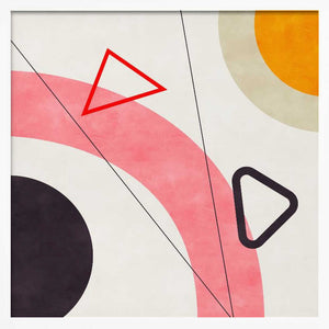 Tablou înramat „Mid Bauhaus Geometry 5” de Ana Rut Bre