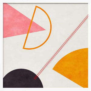 Tablou înramat „Mid Bauhaus Geometry 4” de Ana Rut Bre