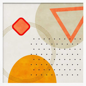Tablou înramat „Mid Bauhaus Geometry 3” de Ana Rut Bre