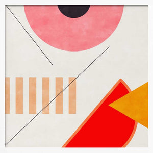 Tablou înramat „Mid Bauhaus Geometry 2” de Ana Rut Bre