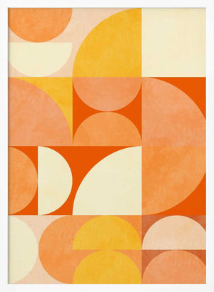 Tablou înramat „Spring Mid Rhapsody Orange 3” de Ana Rut Bre