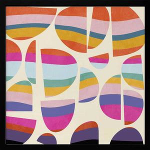 Tablou înramat „Pattern3 Mid Bunt 5 Kopie” de Ana Rut Bre