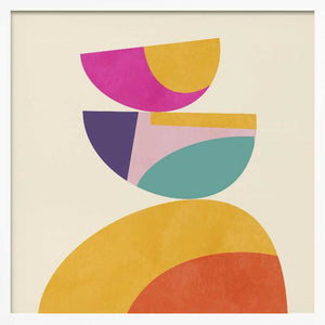 Tablou înramat „Pattern3 Mid Bunt 4” de Ana Rut Bre