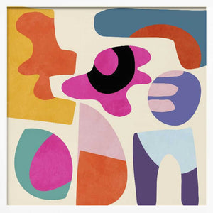 Tablou înramat „Pattern3 Mid Bunt 9” de Ana Rut Bre