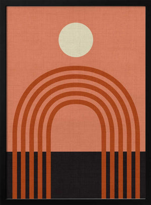 Tablou înramat „Geo Shapes Fall 21 Arc” de Ana Rut Bre