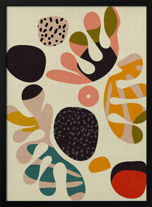 Tablou înramat „Mid Century Cut Outs2” de Ana Rut Bre