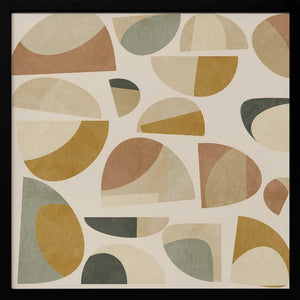 Tablou înramat „Pattern3 Mid Earth 1 Kopie” de Ana Rut Bre