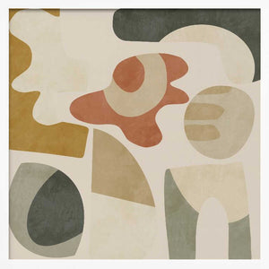 Tablou înramat „Pattern3 Mid Earth 3” de Ana Rut Bre