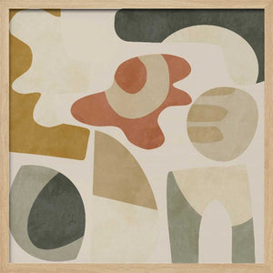 Tablou înramat „Pattern3 Mid Earth 3” de Ana Rut Bre