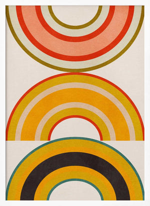 Tablou înramat „Rainbow Suns 6” de Ana Rut Bre
