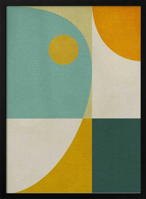 Tablou înramat „Rainbow Plus Shapes10” de Ana Rut Bre