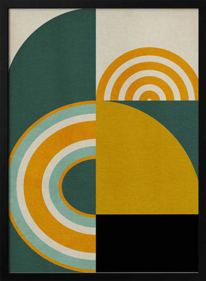 Tablou înramat „Rainbow Plus Shapes8” de Ana Rut Bre