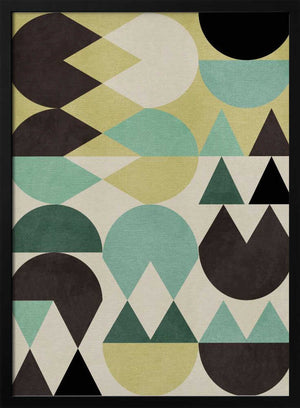 Tablou înramat „Rainbow Plus Shapes6” de Ana Rut Bre