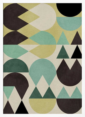 Tablou înramat „Rainbow Plus Shapes6” de Ana Rut Bre