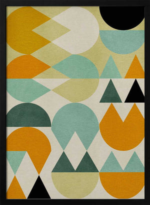 Tablou înramat „Rainbow Plus Shapes5” de Ana Rut Bre