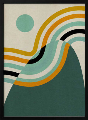 Tablou înramat „Rainbow Plus Shapes2” de Ana Rut Bre