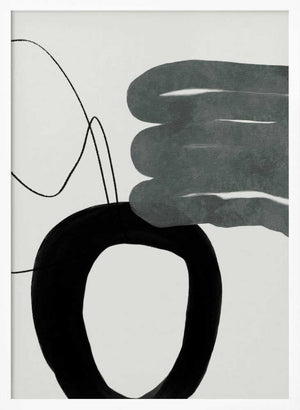 Tablou înramat „Painted Lines Swazz Kopie” de Ana Rut Bre