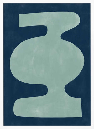 Tablou înramat „Abstract Vessel Silhouette” de Elena Ristova