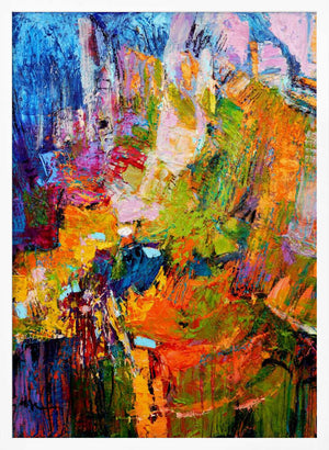 Tablou înramat „Vivid Petal Whispers” de Dorothy Fagan