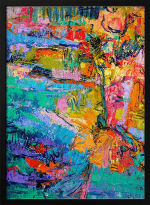 Tablou înramat „Abstract Color Palette” de Dorothy Fagan