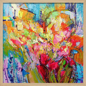 Tablou înramat „Brilliant Bloom Scape” de Dorothy Fagan