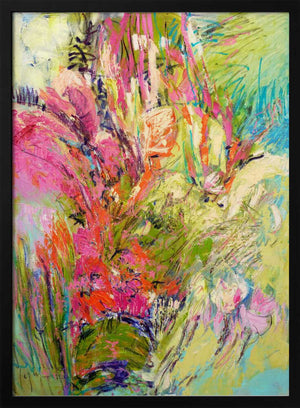 Tablou înramat „Expressionist Colorful Abstract” de Dorothy Fagan