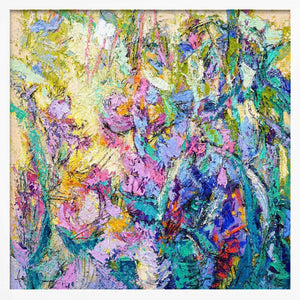 Tablou înramat „Expressionist Colorful Abstract” de Dorothy Fagan
