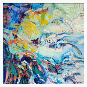 Tablou înramat „Flowing Hues” de Dorothy Fagan