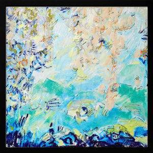 Tablou înramat „Expressionist Colorful Abstract” de Dorothy Fagan