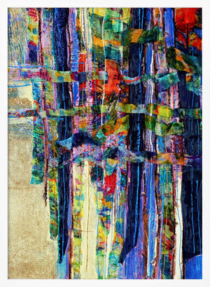 Tablou înramat „Colorful Cascade” de Dorothy Fagan