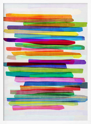 Tablou înramat „Colorful Stripes 1” de Mareike Böhmer