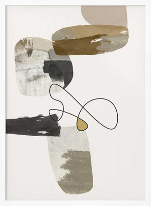 Tablou înramat „Shapes and Texture 1” de Roberto Moro