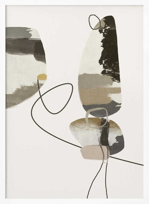 Tablou înramat „Shapes and Texture 2” de Roberto Moro