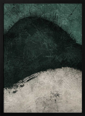 Tablou înramat „Midnight Emerald No3” de Ema Paraschiv