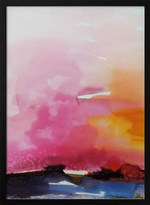 Tablou înramat „Abstrait 2” de Sylvie Demers