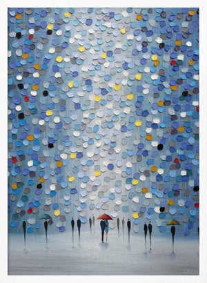Tablou înramat „Blue Heaven” de Ekaterina Ermilkina