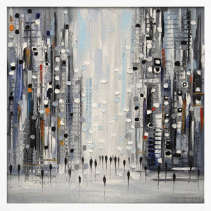 Tablou înramat „Street Life” de Ekaterina Ermilkina